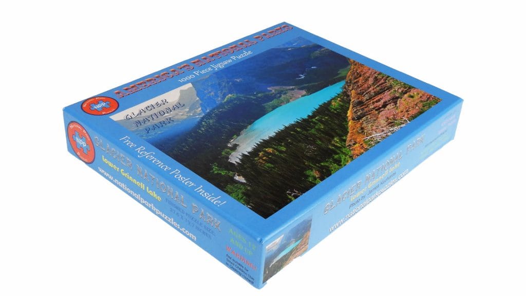 Glacier National Park Lower Grinnell Lake Premium Quality 1000 Piece ...