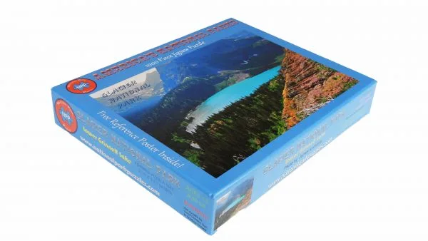 Glacier National Park Lower Grinnell Lake Premium Quality 1000 Piece Puzzle - Image 3