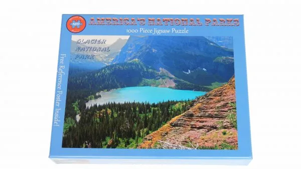 Glacier National Park Lower Grinnell Lake Premium Quality 1000 Piece Puzzle - Image 2