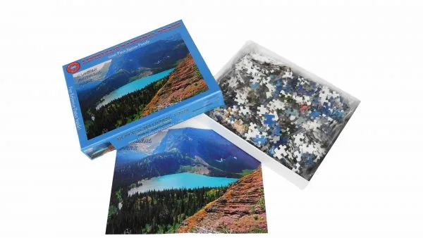 Glacier National Park Lower Grinnell Lake Premium Quality 1000 Piece Puzzle - Image 4