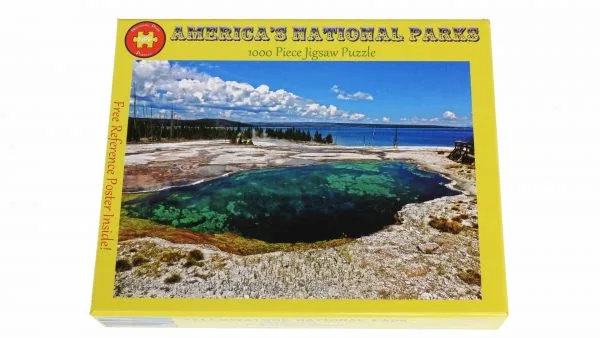 Yellowstone National Park Abyss Pool Premium Quality 1000 Piece Puzzle - Image 2