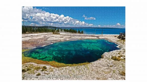 Yellowstone National Park Abyss Pool Premium Quality 1000 Piece Puzzle - Image 5