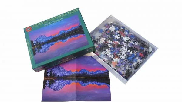 Grand Teton National Park Oxbow Bend Premium Quality 1000 Piece Puzzle - Image 4