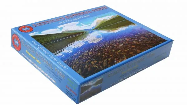 Glacier National Park Puzzles: Bowman Lake Premium Quality 1000 Piece Puzzle - Image 3