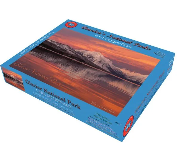 Glacier National Park Lake McDonald 1000 Piece Jigsaw Puzzle - Image 4