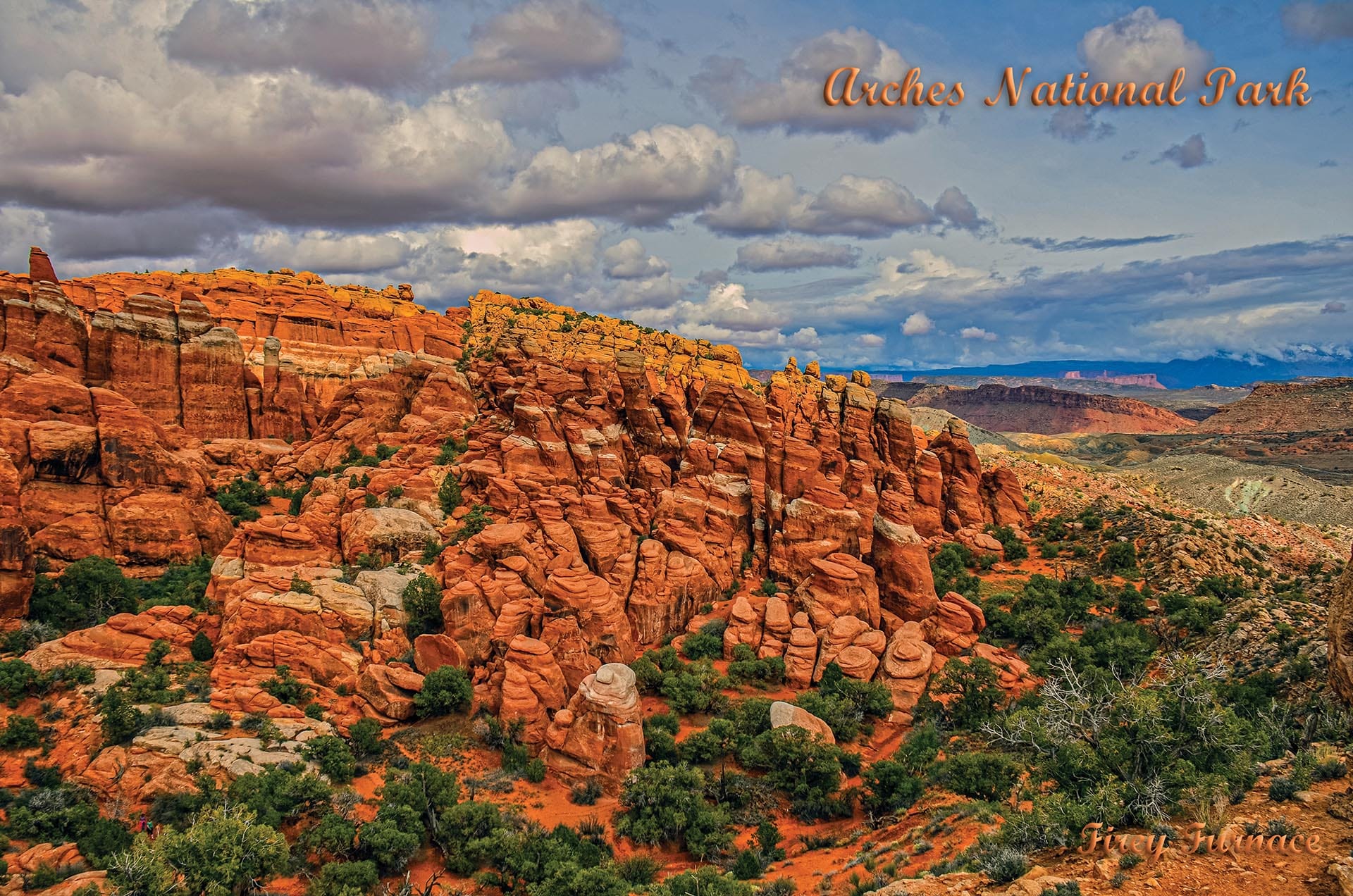 Arches National Park Firey Furnace 1000 Piece Jigsaw Puzzle