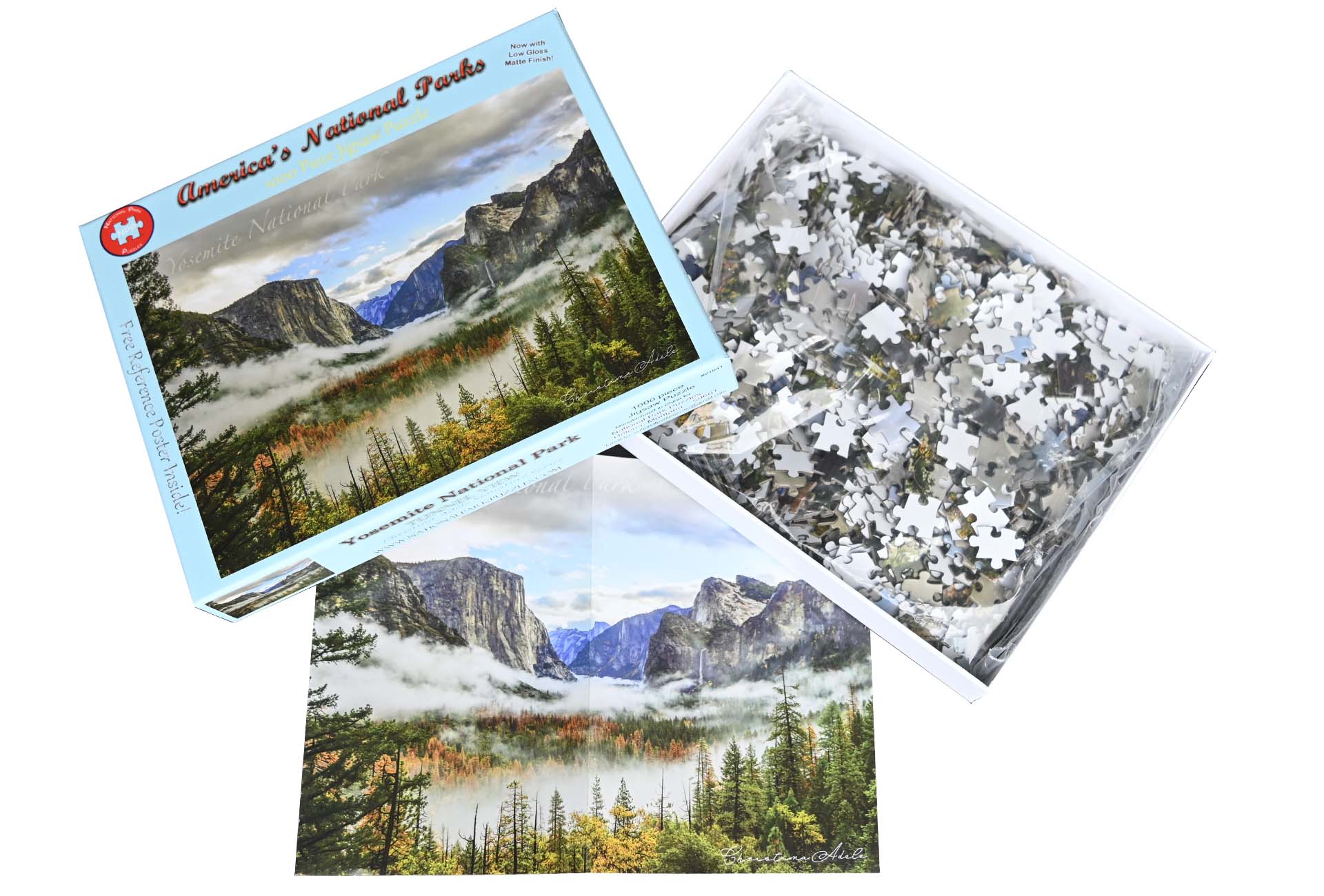 Yosemite National Park Tunnel View 1000 Piece Jigsaw Puzzle - National Park  Puzzles