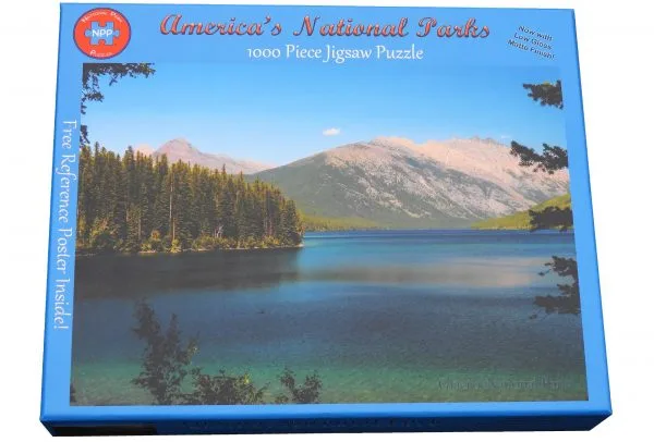 Glacier National Park Kintla Lake Dragonfly 1000 Piece Puzzle - Image 3