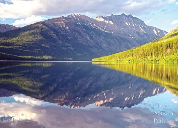 Kintla Lake reflection