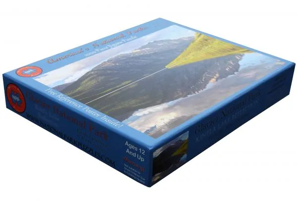 Glacier National Park Kintla Lake Reflection 1000 Piece Puzzle - Image 4