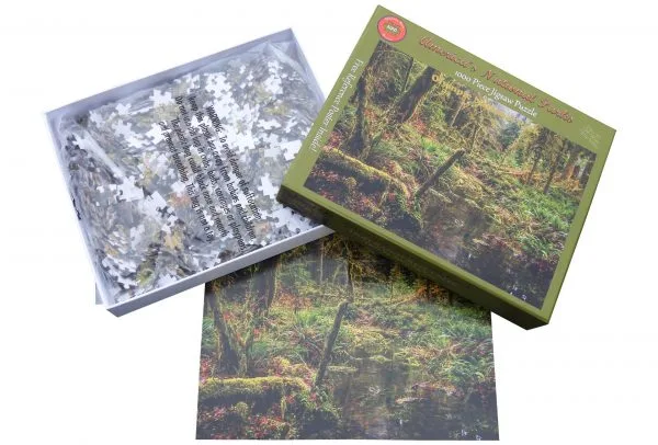 Olympic National Park Hoh Rainforest Creek 1000 Piece Puzzle - Image 5