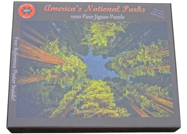 Redwood National Park Starry Sky in the Woods 1000 Piece Puzzle - Image 3