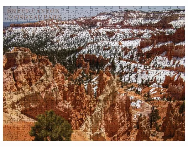 Bryce Canyon National Park Bryce Point 500 Piece Puzzle - Image 3