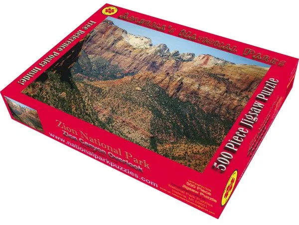 Zion National Park Zion Canyon Overlook 500 Piece Puzzle - Image 2